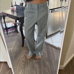 Vintage custom made menswear Plaid Trousers for women no tags at all